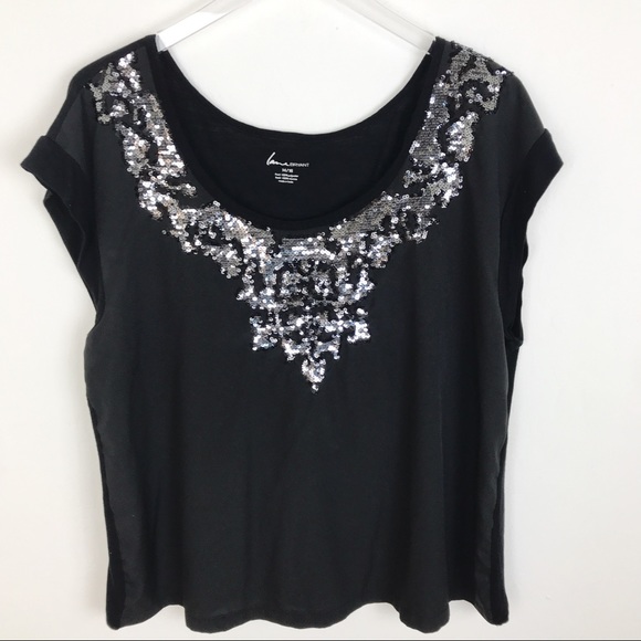 lane bryant sequin top